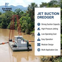 Drague à aspiration à jet haute efficacité avec pompe résistante à l'usure pour l'extraction de sable à forte densité et la manutention de boues