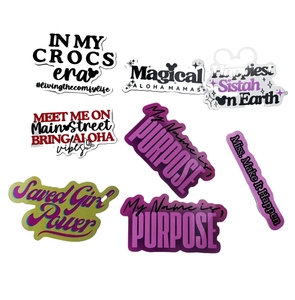 Logo personnalisé autocollant de marque en vinyle de personnalisation en gros - Product Image 1