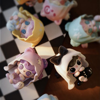 Mini Serie Half Sugar Ball: Caja Sorpresa Misteriosa, Pequeña Muñeca Coleccionable, Adorno de Escritorio, Juguete Artístico Kawaii, Regalo Sorpresa