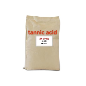 Ácido tannico de grado alimenticio/industrial/cosmético, precio al por mayor, ácido gallotánico, polvo amarillo claro, CAS 1401-55-4, ácido tannico - Product Image 4
