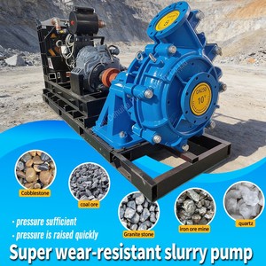 Bomba de Lodos Horizontal de Alta Resistencia, con Extremo Húmedo de Aleación de Cromo, Resistente a la Abrasión, Motor Eléctrico, para Uso Industrial y Minero, con Certificación CE e ISO - Product Image 4