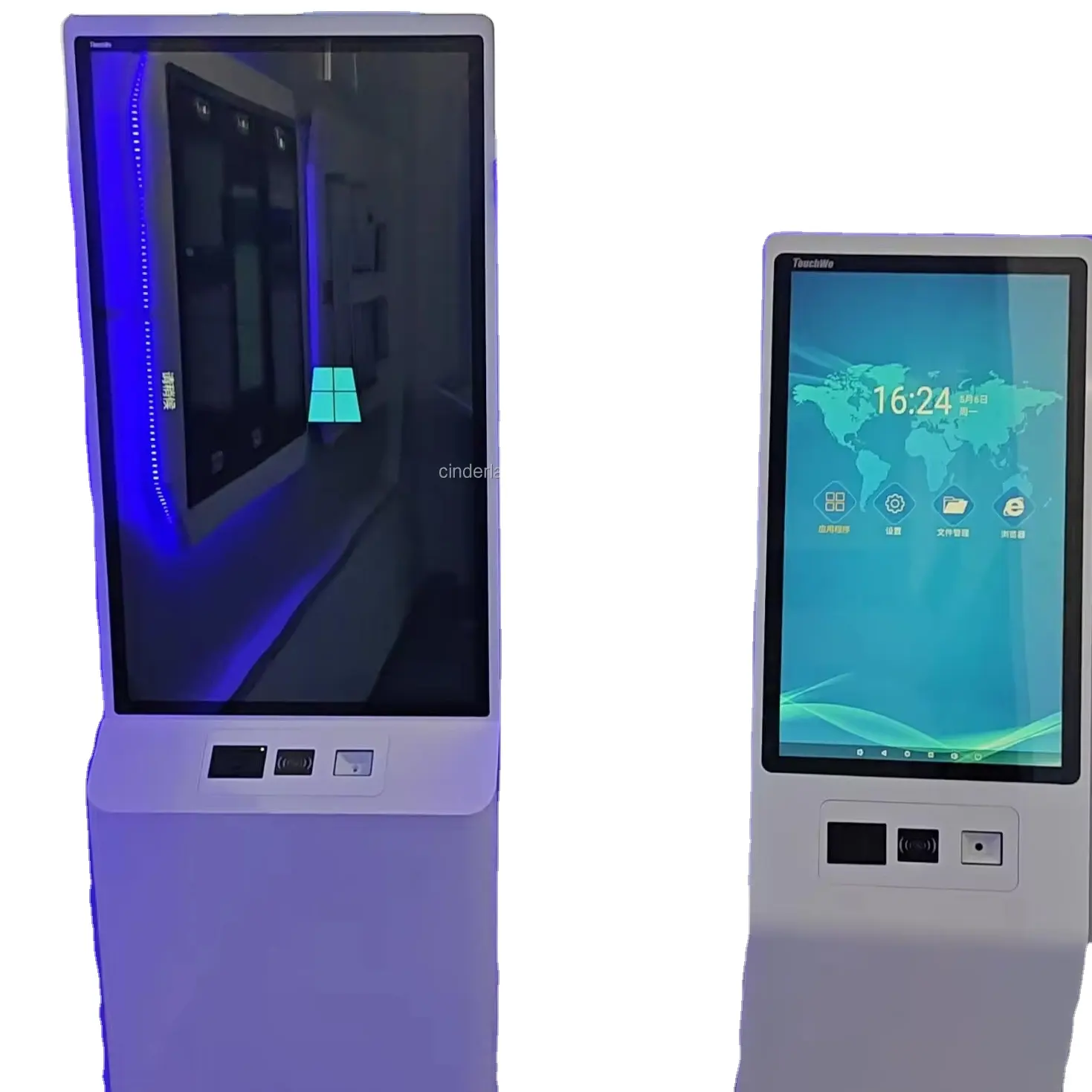 Customized Free Standing 15.6 21.5 32/43 Inches Touch Payment Kiosk Floor Stand Machine Kiosk with lcd Screen