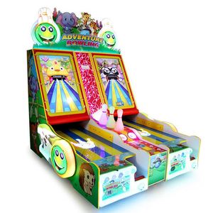 2024 New Adventure <b>Bowling</b> Double Children Paradise Coin-Operated Game Machine Game Hall Video Game City Entertainment Equipment - Product Image 2