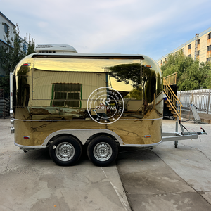 Remorques de chariot de nourriture de bretzel de glace d'acier inoxydable Chariots de vente de nourriture entièrement équipés - Product Image 5