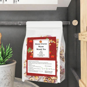 ローガンレッドデートウォンデトックスティーフレッシュハーブフラワーバルクボトルパッケージ生健康ティー期間痛み緩和袋入りスタイルトップティー - Product Image 3