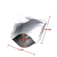 Pochette d'emballage liquide en plastique pour boissons et jus avec bouchon à calibre, 50 ml, 100 ml, 250 ml, 500 ml