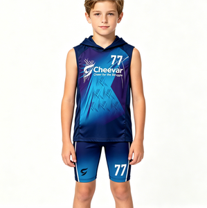 Sweat-shirts de football 7v7 personnalisables, durables et à séchage rapide, maillots de football 7V7 pour les jeunes - Product Image 2