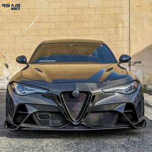 Parachoques Delantero de Fibra de Carbono Real para <span class=keywords><strong>Alfa</strong></span> <span class=keywords><strong>Romeo</strong></span> <span class=keywords><strong>Giulia</strong></span> 2016-2023, Estilo <span class=keywords><strong>GTAM</strong></span>, Kit de Carrocería de Repuesto, Mejora de Rendimiento - Product Image 2