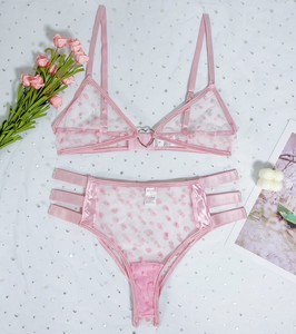 New Love Metal Buckle Girl Mesh See-Through Revealing Breasts Pure Erotic Lingerie - Product Image 6