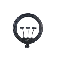 Accuracy Pro Audio BK416 18 ''Pulgadas 65W Lámpara Led Anillo de luz de video con soporte de trípode y soporte para teléfono