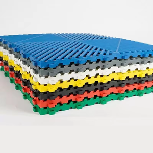 <span class=keywords><strong>Plaque</strong></span> de grille d'épissure de salle de lavage de voiture épaissie 4s boutique champ de lavage de voiture rainure libre Drain de sol en plastique tapis de sol antidérapant - Product Image 4