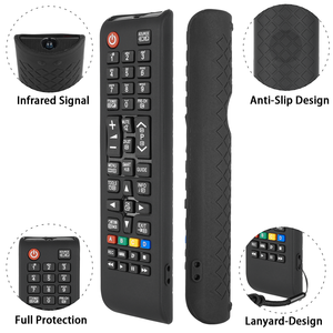 Étui de télécommande en silicone compatible avec <span class=keywords><strong>Samsung</strong></span> BN59-01315J BN59-01315A BN59-01199F BN59-01301A <span class=keywords><strong>AA59</strong></span>-00666A <span class=keywords><strong>AA59</strong></span>-<span class=keywords><strong>00741A</strong></span> - Product Image 5