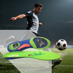 Semelles de chaussures de football professionnelles, amortissantes, antidérapantes, légères, anti-odeur, anti-transpiration, absorbant les chocs, inserts de football, semelles sport Poron - Product Image 1