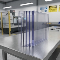 Tôle de toiture en polycarbonate résistante à la grêle, panneau PC massif à double paroi pour abri de voiture et entrepôt