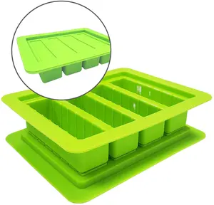 Non-Stick Silicone Butter Mold with a Lid silicone Butter Maker for Homemade Butter