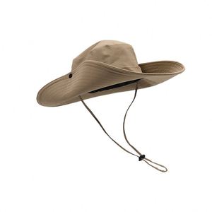 Unisex UPF50+ Wide Brim Breathable Polyester Hat 100% Casual Outdoor Activities-Hiking <b>Gardening</b> Fishing Cowboy Boonie Bucket - Product Image 1