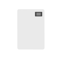 Batterie LiFePO4 51,2 V 100 Ah 5,12 kWh pour stockage d'énergie solaire domestique, design blanc pur, plus de 6000 cycles profonds, BMS intégré, rechargeable