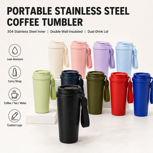 <b>Hot</b> Sale 600ml 20oz Double Wall Stainless Steel Vacuum Insulated Thermo Tumbler Leakproof Reusable Coffee Mug For Business Gifts - Product Image 1