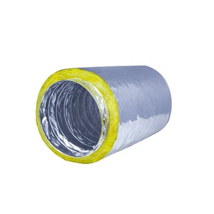 Aplicación <span class=keywords><strong>de</strong></span> Aire Acondicionado, Conducto <span class=keywords><strong>de</strong></span> Aire Aislado con Fibra <span class=keywords><strong>de</strong></span> Vidrio y Lámina <span class=keywords><strong>de</strong></span> <span class=keywords><strong>Aluminio</strong></span> - Product Image 2