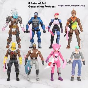 Fortnit jeu Animation jouets environnants 8 forteresse nuit poupée modèle ornements faits à la main PVC personnages congelés - Product Image 2