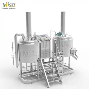 MICET cervecería de acero inoxidable de grado alimenticio 300L micro equipo de elaboración de cerveza para microcervecería equipo de negocios para brewpub