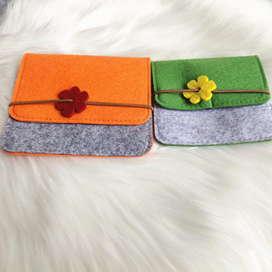 Nouveau design Sac de rangement miniature en feutre portable avec fermeture à glissière Taille courte pour un usage quotidien - Product Image 3