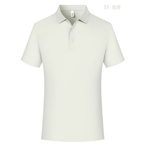 Polo Negro de Secado Rápido, Manga Corta, Color Sólido para Uso Diario S1 - Product Image 4