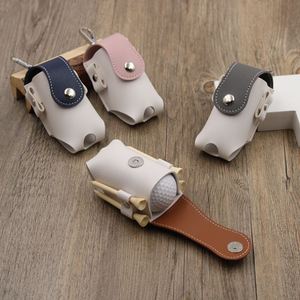 Sac de rangement portable en cuir PU pour balles de golf, mini pochette de taille pour golfeur, pochette de golf d'extérieur, accessoires de sport - Product Image 1