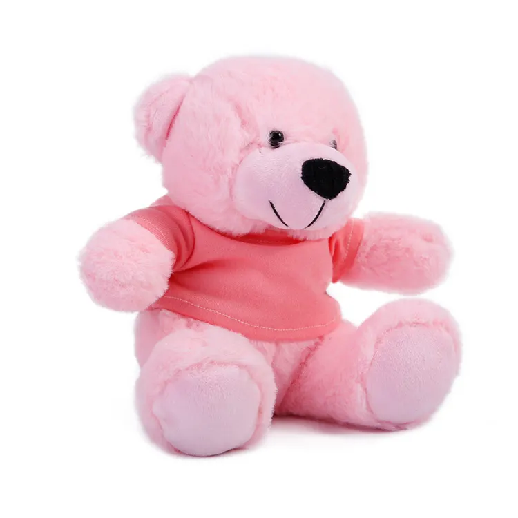 PP Cotton stuffed toy soft red valentine plush teddy bear with valentine's gift