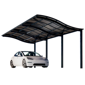 <span class=keywords><strong>2</strong></span> Post Carports Car Parking Outdoor Double Metal Designs Modern Aluminum Carport Panels PC Carport - Product Image 6