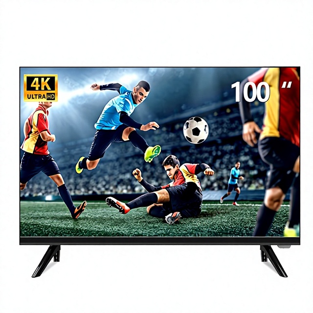 Middle East 98-inch QLED Quantum-Dot 4K Ultra-HD Android Smart TV 60Hz Component Video CCC Certified Wholesale Factory