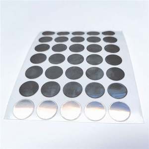 Autocollants ronds en aluminium de 20 mm et 50 mm, autocollants adhésifs, imperméables et résistants au feu, kit de réparation sensible à la pression - Product Image 1