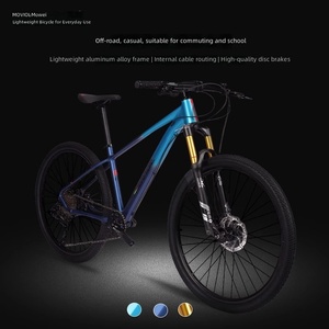 Bicicleta <span class=keywords><strong>de</strong></span> <span class=keywords><strong>montaña</strong></span> MTB <span class=keywords><strong>de</strong></span> aleación <span class=keywords><strong>de</strong></span> aluminio con freno <span class=keywords><strong>de</strong></span> disco para adultos, todoterreno, cross country, para ciclismo al aire libre - Product Image 2