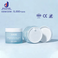 Emballage personnalisé pour contenants cosmétiques vides, 150 ml, 100 ml, pots en plastique transparent pour soins de la peau, crème pour le corps, avec couvercle à vis