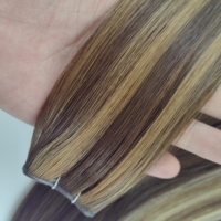 Extensions de cheveux invisibles fines Genius Weft Weave, 100% cheveux humains vierges, double épaisseur, Remy Hair, sans perte, doux