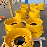 China Manufacturer 25-17.00/1.7 Steel Wheel Rim for Wheel Loader DOOSAN DL200 DL250 DL280 OTR Tyre 20.5-25