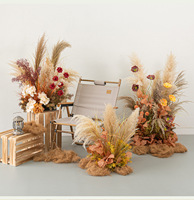 Plantes artificielles QiYing Victory aux couleurs d'automne, fausses roseaux pour aménagement paysager, arrangements floraux, décoration de mariage, présentations intérieures/extérieures
