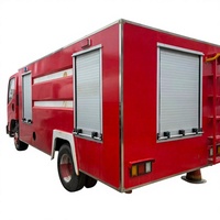 Truk Pemadam Kebakaran JMC Rescue Bekas 4x2 Diesel Tangki Air Kecil Kapasitas 2000L Tinggi Kerja 15m Emisi EURO 5 Dijual