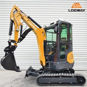 <span class=keywords><strong>Mini</strong></span>-excavatrice multifonctionnelle LOGWAY approuvée ISO, équipée d'un <span class=keywords><strong>godet</strong></span> à pince pour l'aménagement paysager des vergers - Product Image 2