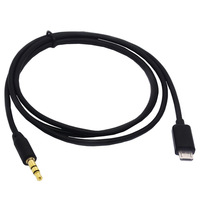 Câble audio AUX pour voiture pour smartphones, adaptateur audio USB vers Micro-USB vers DC 3,5 mm, conducteur en cuivre de 1 mètre