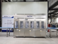 Drie Positie Ultrasone Voedselsnijmachine Met Papierinbrenging