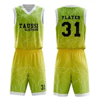 Wholesale Custom Sublimated Euroleague Basketball Jersey Uniform Design  Color Green From m.