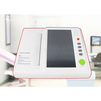 Moniteur ECG vétérinaire SY-H008 à 12 canaux avec imprimante intégrée et écran tactile de 10,2 pouces pour clinique vétérinaire