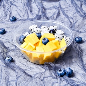 250 ml pp tek kullanımlık çorba kasesi küçük yuvarlak konteyner mini çorba kapaklı bardak çorba sosu daldırma sos contorno yan yemekler - Product Image 5