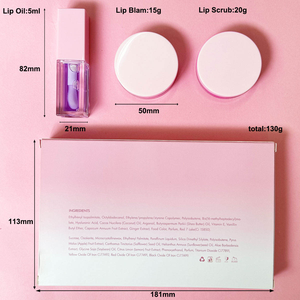 Ensemble de gommage pour les lèvres végétalien naturel à la fraise beurre à lèvres hydratant baume et sucre marque privée soin des lèvres maquillage vente en gros - Product Image 6