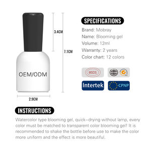 <span class=keywords><strong>Gel</strong></span> à ongles effet fleurissant Mobray, marque privée, <span class=keywords><strong>gel</strong></span> UV à faire tremper, fleurs, vente en gros, colle à ongles sans colle, <span class=keywords><strong>semi</strong></span>-<span class=keywords><strong>permanent</strong></span> - Product Image 6