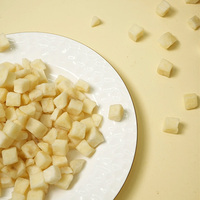 Baby aardappelblokjes, zeer smakelijke aardappelblokjes met honing-boter smaak, knapperig en krokant VF aardappelblokjes