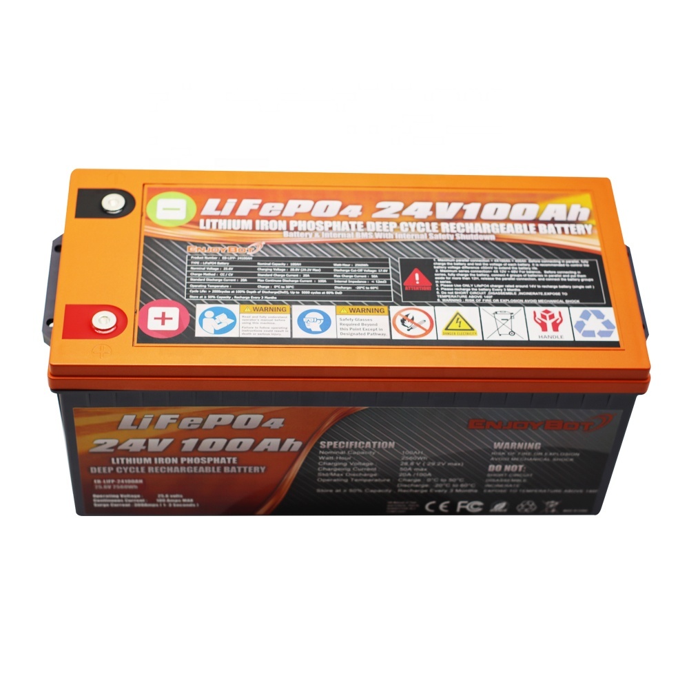 <strong>2026</strong> Hot Sale <strong>100AH</strong> 24v Rechargeable Lithium <strong>Battery</strong> Packs Energy Storage <strong>Battery</strong> 24v for RV Golf Yacht