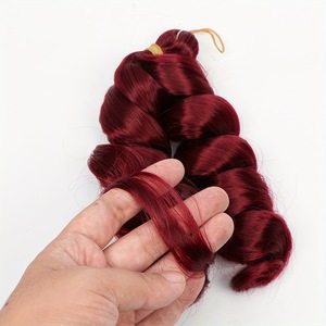 Synthetic Spiral Crochet Hair Short Afro Twist Hair Black Women Short Small Curly Crochet <b>Braids</b> Synthetic Hair <b>Extensions</b> - Product Image 2