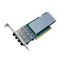 CEACENT E810-XXVDA4 / CC810V-SF4 Berbasis Intel E810 CAM1 25G PCe 4.0 x16 Adaptor Jaringan Ethernet 4-port